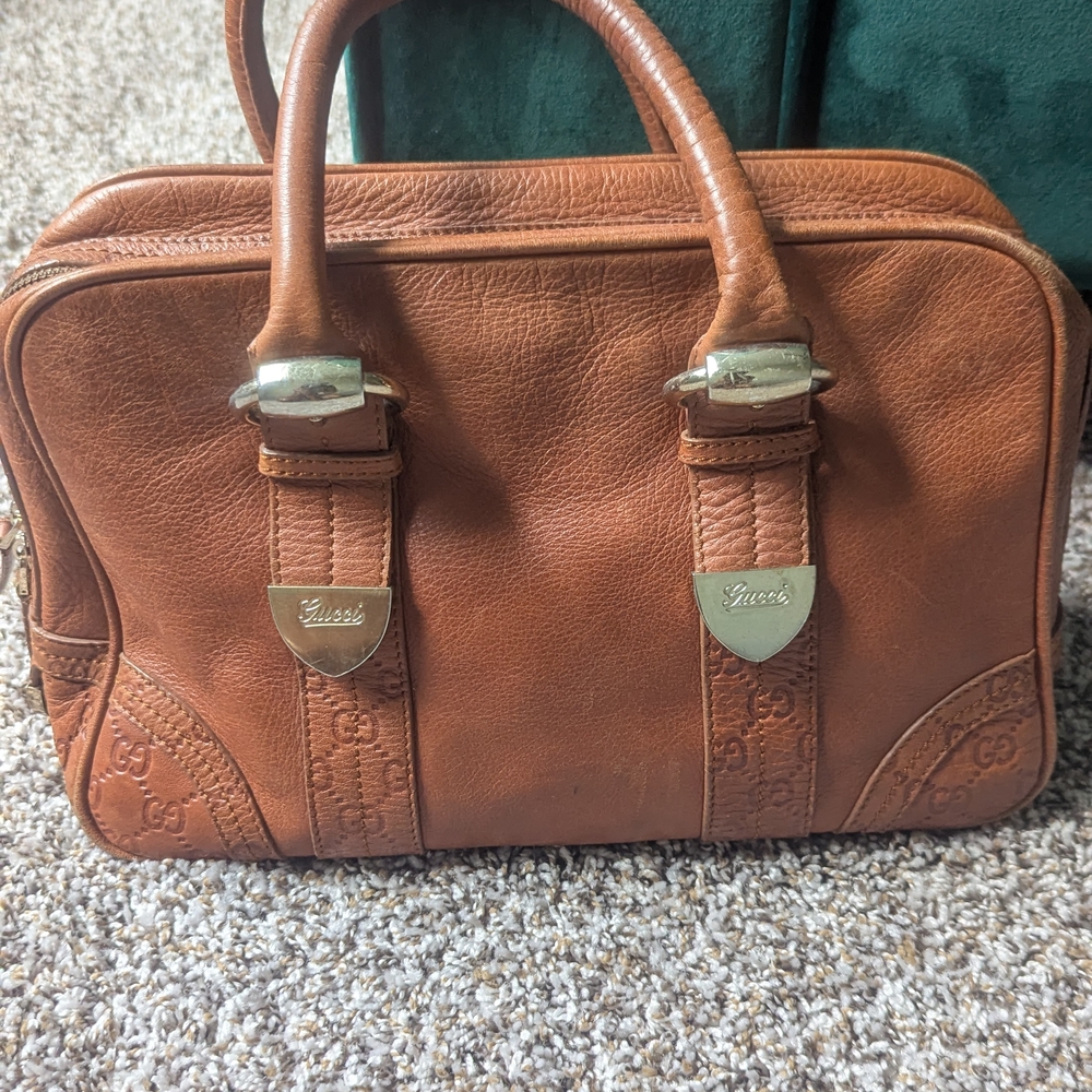 Gucci Tan Leather Handbag